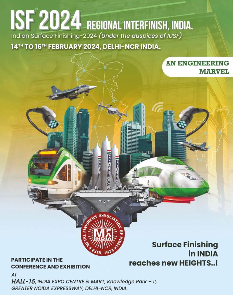 ISF 2024 Exhibition Metal Finishers' Association of India